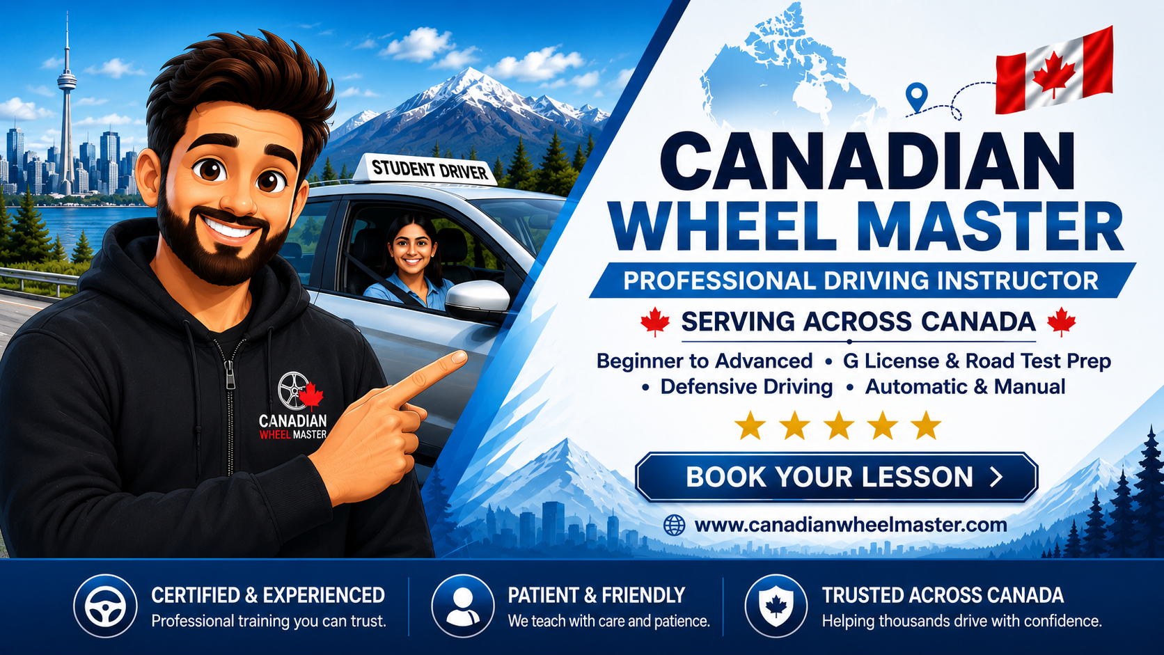 Canadian Wheel Master — Professional Driving Instructor Rahul Manchanda